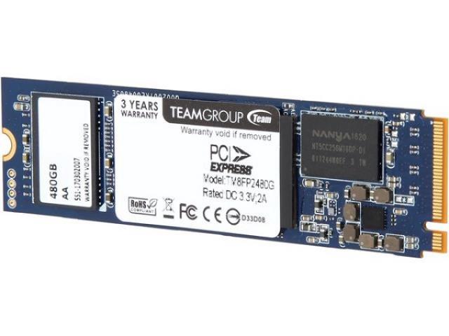 Računarske komponente - Team Group SSD M.2 480GB Team P30 NVMe 1.2, PCIe 3.0 x4 2280, R/W: 2400/1300Mbps, dual side - Avalon ltd